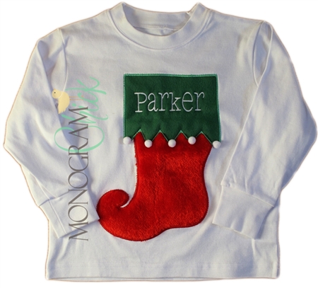 christmas stocking shirt